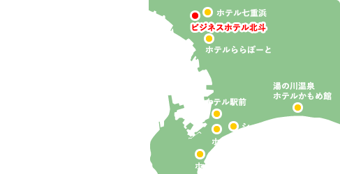 ビジネスホテル北斗 地図