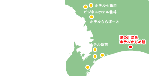 ホテルかもめ館 地図