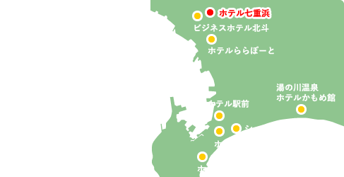 ホテル七重浜 地図